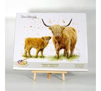 Bree Merryn Paint By Numbers 40cm x 50cm Acrylic Paints on Canvas kit - Happy Highlands