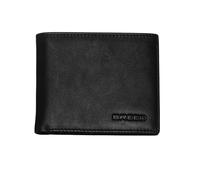 Breed Locke Genuine Leather Bi-Fold Wallet - Black
