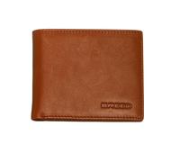 Breed Locke Genuine Leather Bi-Fold Wallet - Brown