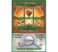 Breed of the Seed: Time for Ecclesiastes Word Search Challenge (Travel Edition)