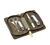 Breed Sabre 4 Piece Surgical Steel Groom Kit - Green