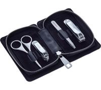 BREED Sabre 4 Piece Surgical Steel Groom Kit - - Size: ONESIZE