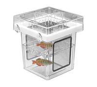 Breeder Box for Fish Tank 4 Compartment Acrylic Clear Suction Cup
