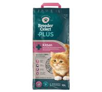 Breeder Celect Plus Kitten Cat Litter (10L) - 99 Percent Recycled Paper, Absorbent Cat Litter, Natural Probiotics & Attractant, Optimal Odor
