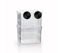 Breeding Box for Fish Tank, Aquarium Hatchery Incubator Breeder Box, Isolation Divider Hatching Boxes for Small Baby Fishes Shrimp Clownfish and Guppy(7.9x6.9x10.8 cm)