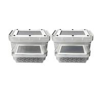 Breeding Container - Anti Moisture Housing with Brush Tweezers | Terrarium Small Pets Flying Squirrel Reptile Snakes Butterflies Reptile Care