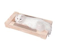 Breeding Stool for Cat - Wooden Entertainment Companion,Short-Legged Female Kitten Mating Chair - for Shelter Bedroom Living Room Balcony Courtyard Small Medium Large Cats