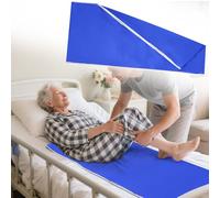 BREENHILL Tubular Slide Sheet,Sliding Cloth for Bed Transfer/Patient Transfer, Sliding Cloth Care for Turning, Moving and Positioning Elderly People for Hospitals, Home, 29"x53" (Blue)