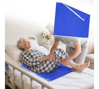 BREENHILL Tubular Slide Sheet,Sliding Cloth for Bed Transfer/Patient Transfer, Sliding Cloth Care for Turning, Moving and Positioning Elderly People for Hospitals, Home, 28"x28" (Blue)
