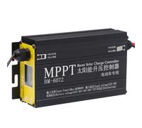 Breeshy BM6072 600W MPPT Boost Solar Charge Controller for 24V 36V 48V 60V 72V Battery System Solar Panel 12-50V Input Voltage