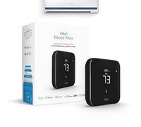 Breez Max | ENERGY STAR CERTIFIED Smart AC Controller | WiFi Thermostat for Mini-Split, Window, Portable ACs/Heat Pumps | AI-Based Tech | Free App, No Subscriptions | Alexa, Google, IFTTT etc. (Black)