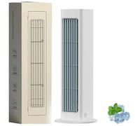 Breezamax AC, Breeze Max Air Cooler, BreezeMax Portable Air Conditioners, Beat the Scorching Heat & Humidity - Instantly, Small and Compact Ultra Quiet Energy Efficient (white-Plugged in)