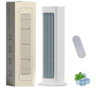 Breezamax AC, Breeze Max Air Cooler, BreezeMax Portable Air Conditioners, Beat the Scorching Heat & Humidity - Instantly, Small and Compact Ultra Quiet Energy Efficient (white-Charging)