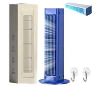 Breezamax, Breeze Max Air Cooler, Qinux Brizaac Air Cooler, 2025 Improved Portable Air Conditioning, Mini Air Conditioners, Cooling Fan No Drilling with 3 Speed Levels for Office, Kitchen (Blue)