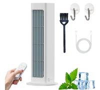 Breezamax,Breeze Max,Breezamax Ac,Qinux Brizaac-Beat The Scorching Heat & Humidity - Instantly,Mall And Compact Ultra Quiet Energy Efficient (White, Charging)