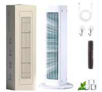 Breezamax Portable Ac Unit,Brezzamax Air Conditioner,Breezemaxx Small Ultra Quiet Efficient A/C,Beat the Scorching Heat & Humidity Instantly,Enjoy a Quick,Natural,and Healthy Cool Down(White(No remote