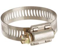 Breeze - 62020H Power-Seal Stainless Steel Hose Clamp, Worm-Drive, SAE Size 20, 13/16" to 1-3/4" Diameter Range, 1/2" Bandwidth (Pack of 10)