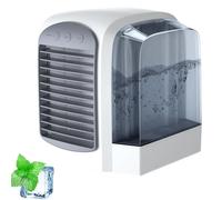 Breeze Box Air Conditioner, a three-in-one USB silent humidifier and purifier with three speed settings and three modes, and a large 380ml water tank.
