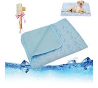 Breeze Buddy Dog Ccooling Mat, Cooling Mat for Dogs, Durable Pet Cool Mat Non Toxic Gel Self Dog Cool Pad, Cool Mat for Dogs Cats in Hot (Lightblue, XS(40 * 30cm))