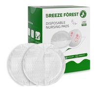 Breeze Forest Breastfeeding Pads, Disposable Ultra-Thin Nursing Pads, Nipple Pads for Breastfeeding, Fit Fast Suction, Nursing Essentials (Round-200)