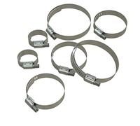 Breeze Hose Clips Stainless Steel V2A W4 Worm Drive Clamps Choice: 20-32 mm, 10 pcs
