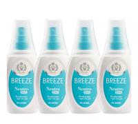 BREEZE Neutro Vapo 24h Deodorant No Gas Alcohol-Free & Fresh 75ml (Set Of 4)