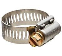 Breeze Power-Seal Stainless Steel Hose Clamp, Worm-Drive, SAE Size 12, 11/16" to 1-1/4" Diameter Range, 1/2" Bandwidth (Pack of 10)
