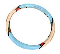 Breeze Pup Non-Slip, Breathable Microfiber Leather & Soft Inner Lining, 14.5 Inches, Anti-Sweat Wear-Resistant Car Steering Cover