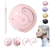 Breezelly Translator, Hy-T26 Pro Wireless Bluetooth Translation Earbuds, Portable AI-Powered Bluetooth Translation Earbuds, Supports 75 Languages, Playing Music and Phone Call Real Time (Pink)