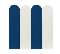 BREEZENEST 20 Pack Self Adhesive Arch Wall Stickers, Modern Minimalist Boho Wall Decals for Bedroom Living Room Nursery, Peel and Stick Vinyl Wall Decor for Smooth Walls Home Decoration (Blue)