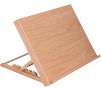 BREEZENEST Adjustable Desktop Easel Stand - 47x36x3.5cm Beech Wood Drawing Board for Artists, Kids & Students - Foldable Tabletop Art Easel with 5 Angle Positions for Sketching, Painting & Display
