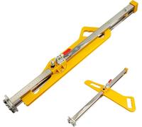 BREEZENEST Foldable Drywall Cutter & Tile Cutting Tool - Adjustable Gypsum Board Cutter with Precision Depth Control for Plasterboard, Drywall, DIY & Construction Projects