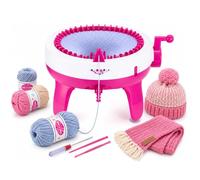 BREEZENEST Knitting Machine for Beginners, Manual Knitting Loom Kit(48 Needle)