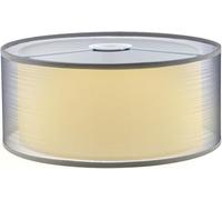 BREEZENEST Modern Large Lampshade Diffuser - Metal Lamp Shade 30cm Diameter, 13cm Height, Suitable for Ceiling Lights, Table Lamps & Floor Lamps (Grey)