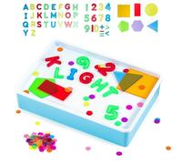 BREEZENEST Sensory Light Table for Autism - Sensory Toys for Kids with Autism, ADHD & ASD, 149pc Manipulatives & Accessories, Adjustable Brightness, USB Portable Bag for Home, School & Therapy