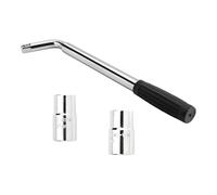 BREEZENEST Telescopic Wheel Brace Wrench Set 17/19/21/23mm Double Ended Sockets Extendable Car Lug Nut Wrench with Non-Slip Ergonomic Handle High Torque Tyre Spanner for Car Van SUV Truck Caravan