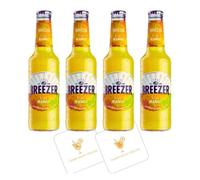 Breezer Mango 4 Pack | 2x Celebration Spirits Beer Mats