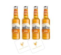 Breezer Orange 4 Pack | 2x Celebration Spirits Beer Mats