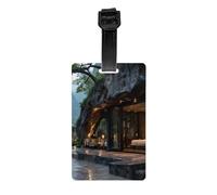 Breezes of the Mountain Luggage Tag PVC Anti-Loss Bag Tag with Compact Light Durable Identification Sign