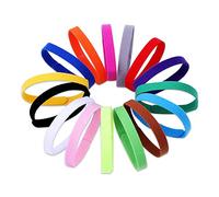 BREEZO Puppy ID Collars, 15 Colors Whelping Puppies ID Bands, Double-Sided Soft Adjustable Pet Dog Cat Collars (L-35cm)