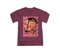 Breezy Image and Text Chris Brown Tee T-Shirt Funny Unisex T Shirt Top