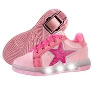 Breezy Rollers 2195680 Shoes with Lights and Wheels Girls, Shoes with Shiny Wheel, Led Skateboarding Shoes