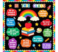 Breezy Valley Welcome Back to School Bulletin Board Classroom Decorations Set - Motivational Bulletin Board Cutouts Decoration, Colorful Classroom Decor for Teachers Elementary Kindergarten Preschool