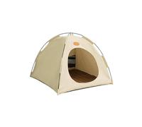 Breezyden Pop-Up Pet Tent, Anti Slip Foldable Portable Hideaway, Comfortable Pet Tent, Breathable and Washable Sleeping Nest (Beige, L)