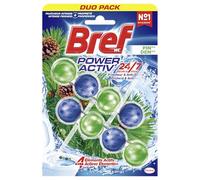 Bref Power Activ' Pine Duo Toilet Cleaner Blocks x2 - 100 g