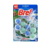 Bref Power Activ Pine Toilet Hanger, 100g, Pack of 6, Fresh Scent
