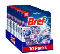 Bref WC Power Activ Lavender Cleaner, Toilet Cleaner, Cleaner, Fresh, 10 Pieces