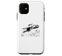 Breguet XIV WW1 French Bomber Aircraft Illustration Case for iPhone 11