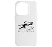 Breguet XIV WW1 French Bomber Aircraft Illustration Case for iPhone 14 Pro