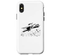 Breguet XIV WW1 French Bomber Aircraft Illustration Case for iPhone X/XS